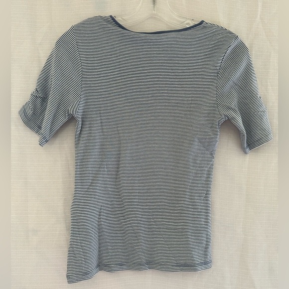 Levi's Blue and White Striped Short Sleeve Tee, size S - Picture 2 of 5